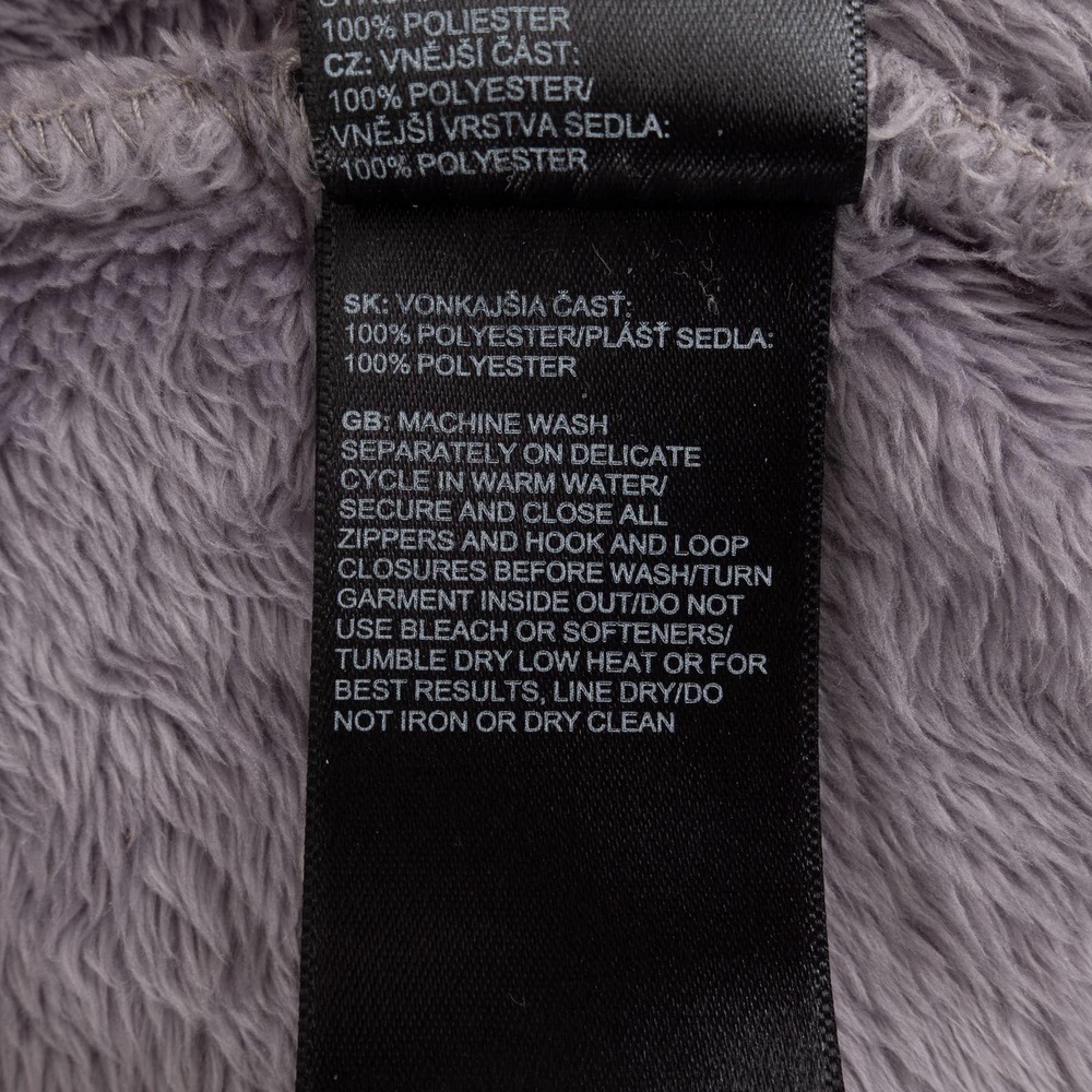 The North Face Fleece Hoodie Jacket Girl's Extra Large Silver - Picture 9 of 9